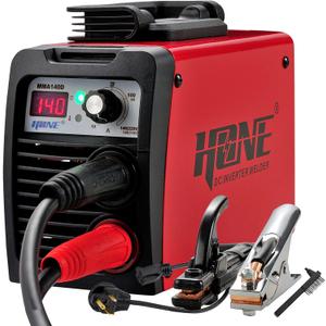 HONE Stick Welder, 110V/220V Actual 140Amp ARC Welder Machine, IGBT Inverter Digital Display LCD Welding Machines with Hot Start Arc Force Anti-Stick, High Efficiency for 1/16"-1/8" Welding Rod.