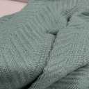 Eddie Bauer - Queen Blanket, Lightweight Cotton Bedding, Luxurious Bedding Set (Herringbone Green)