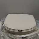 SUNROX Gel Memory Foam Chair Cushions, FadeShield Water-, Stain-Resistant Durable Reversible Seat Cushion Pads with Ties for Indoor/Outdoor Kitchen Dining Office 17"x16" Set of 4, Husk Birch