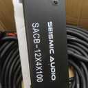 Seismic Audio Speakers 12 Channel Low Profile XLR Send Circuit Board Snake Cable, XLR Splitter Cable, 100 Feet