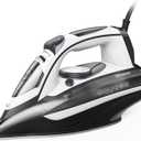 1700W Steam Iron for Clothes, Rapid Heating, 3-Way Auto-Off, Spray Mist, Steam Burst, 14.07oz Water Tank, Adjustable Thermostat Dial