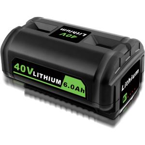 40V 6000mAh Lithium-ion Battery Replacement for Ryobi 40-Volt Collection Cordless Power Tools OP4040 OP4026 OP4030 OP4050 OP4060A Compatible with Ryobi 40V Battery