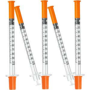 30G U-100 1ml/cc 1/2"(12.7mm), Individually Wrapped, Box of 100