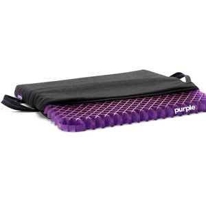 Purple Simply Seat Cushion, Lightweight 1.25" Low-Profile Gel Seat Cushion
GelFlex Grid for Car Seat, Airplane, Desk Chair - Pressure-Reducing, Temperature-Neutral, No-Slip - Made in USA