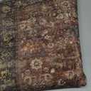 HUGEAR 2x6 Runner Rug Machine Washable Brick Red Hallway Area Rugs Indoor Accent Rugs Floral Low Pile Carpet Distressed Throw Rug Bedroom Living Room Office Dining Kitchen Laundry Non Slip