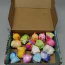 16 Pack Axolotl Slow Squishy Toys Soft Stress Relief Fidgets Toys for Kids Boys Girls Party Favors Novelty Prizes