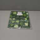 Nialnant St Patricks Day Kitchen Valances for Windows 54" W x 18" L, Green Clover Window Valances for Living Room, Rod Pocket Curtain Valance for Bathroom