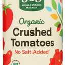 365 by Whole Foods Market, Organic Crushed Tomatoes, No Salt Added, 15 Ounce (EXP 09/01/28)