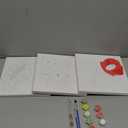 Hiolife 3 Pack Paint by Number Kits for Kids, 8X 8 inch Framed,Colorful Flowers Oil Painting Kits for Girls and Boys, Painting Sets for Childrens,Home Wall Decor