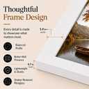 JCJMY 21x28 Picture Frame with 18x24 Mat, Display Photo 18x24 with Mat or 21 x 28 Without Mat, Wall Hanging Large 21 by 28 Poster Frame with Plexiglass, White
