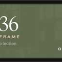 Americanflat 14x36 Picture Frame - Engineered Wood - Black