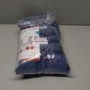 Velvet Chair Slipcovers for Dining Room Stretchy Super Soft Parson Chair Seat Covers Chair Protectors for Party Pet Protection (Set of 6, New Navy)