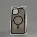 Miracase Magnetic for iPhone 14 Case 6.1 inch (Compatible with MagSafe)with 2X Screen Protectors Military-Grade Protection, Anti-Fingerprint Translucent Matte Phone Case Cover, Black