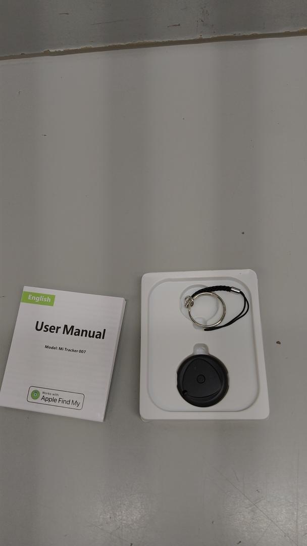 Tracker Tags-1 Pack Work with Apple Find My (iOS Only), [Apple MFi Certified] Key Finder and Item Locator, New Bluetooth 5.3 Tracker, Replaceable Battery Smart Tag for Keys, Wallet, Luggage etc