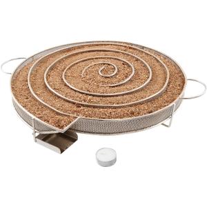 Realcook 13 Inch Cold Smoke Generator for BBQ Grill or Smoker Wood Dust Hot and Cold Salmon Meat Burn Time up to 18-24 Hours