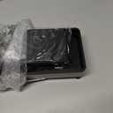 VUSIGN Sponge Holder for Kitchen Sink, Sink Caddy Organizer with Brush Holder, Rustproof Stainless, Self-Draining Sink Organizer for Countertop, Sponges, Brushes, Kitchen Decor and Accessories, Black