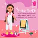 Glitter Girls  14-Inch Doll Accessories  Creative Art Kit Chalkboard Easel Accessory Set  3 Years and Up