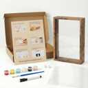 2026 Upgraded Family Handprint Kit for 4, Happy New Year Gifts for 2026, Kids Gift and Family Gift, DIY Hand and Footprint Craft Kit with Kids