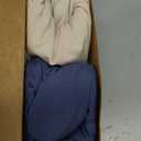 2-Pack Waterproof Crib Sheets for Boys, Girls - 52x28 Fitted Organic Cotton Baby Crib Sheets, Toddler Mattress Protector Cover, Washable, Soft & Durable Baby Bedding Essentials (Blue Flax)