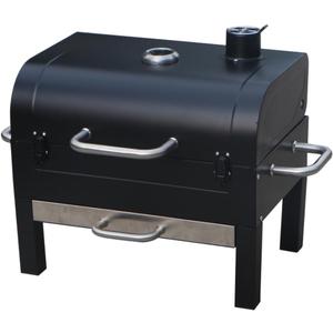 GasOne Portable Tabletop BBQ Grill - 18-inch, 2-Tiered, Side Handles & Lid - Compact Charcoal Grill for Picnic & Tailgate