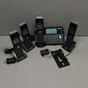 VTech IS812841 Super Long Range 4Handset DECT 6.0 Cordless Phone for Home with Answering Machine, 2300 ft Range, Call Blocking, Bluetooth Connect to Cell, Intercom