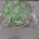 Hsei 2 Pieces 3D Rose Ice Mold 1.4 Inch Silicone Flower Ice Cube Trays Rose Silicone Mold for Freezer Whiskey Cocktails Juice Bourbon Mimosas, Dishwasher Safe, Pink, Green