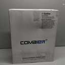 Combier Bidet Toilet Seat with Heated Warm Water & Nozzle Wash, Auto-Dry, Quiet Close Lid, Wireless Remote - Electric Bidet Seat 102DS-B(Round)