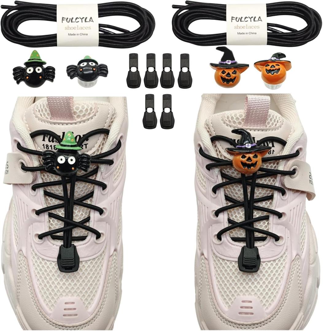 3 x 2 pairs children's Cute Elastic Shoe Laces -Elastic No Tie Shoelaces for Kids, Adults