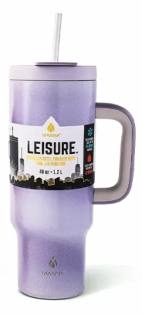 Manna 40 oz Leisure Tumbler (Purple)