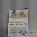 24 Pcs Chair Leg Floor Protectors for Hardwood Floors Silicone Covers Felt Pads Furniture Leg Caps Anti-Scratch Reduce Noise Fit (15/16" to 1-5/16")