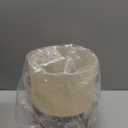 Milano Small Bathroom Trash Can 1.58 Gal / 6L - Decorative Bathroom Wastebasket with Beautiful Mother of Pearl Shells; Modern Round Waste Basket for Room, Bedroom or Living Room