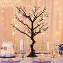 NUPTIO Black Halloween Tree Branch: Artificial 30 inch Tall Manzanita Tree Christmas Centerpiece Wedding Centerpieces for Tables, Decorative Ornament Display Tree for Decoration Weddings (2 Pc)