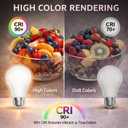 Incandescent Light Bulb Frosted 40W, A19 Bulb, Pack of 6