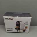 CHULUX Mini Espresso Machine, 20 Bar Single Cup Coffee Maker, Dual Brew Modes for Espresso and Lungo, 1400W Fast Brewing, Mystic Black (Upgrade Model)