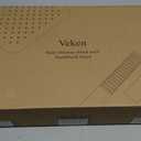 Veken 10" Luxurious All Metal Rain Shower Head with Handheld, High Pressure Rainfall Shower Heads wih Extension Arm, Wide Dual Showerhead with Spray Combo, Bathroom Accessories, Chrome, Silver