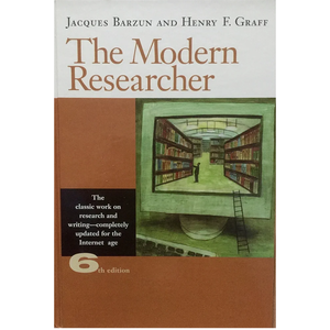 The Modern Researcher (with InfoTrac)
ISBN-13: 978-0155055292, ISBN-10: 0155055291