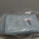 LOCHAS Bathroom Rug Runner 24x70 Inch, Soft Thick Absorbent Microfiber Bath Rugs for Bathroom, Machine Washable, Shaggy Plush Non Slip Bath Mat for Tub, Shower Floor, Quick Dry Mats, Spa Blue (70x24 inch (Rectangular))