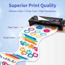 206A Toner Cartridges 4 Pack (with Chip) Compatible Replacement for HP 206A 206X for Color LaserJet Pro MFP M283fdw M283cdw M283fdn M282nw Pro M255dw M255nw M283 M255 Printer W2110A W2110X High Yield