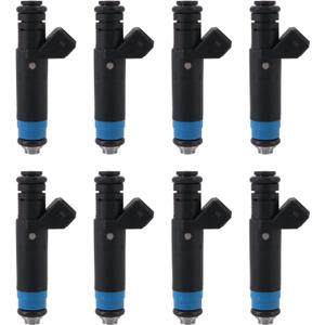 KIPA 8Pcs Fuel Injectors For Deka Ford Dodge V8 LT1 LS1 LS6 With 80Lb 850cc Engines Bosch EV1 Replace Siemens OEM # FI114992 110324 109991 FI114991