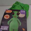 Spooktacular Creations Kids Inflatable Costumes with Light Up Eyes, Full Body Alien Blow Up Costumes, Green Inflatable Suits for Halloween Cosplay Alien Themed Parties