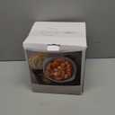 COOK WITH COLOR 2QT Mini Electric Round Slow Cooker - Adjustable Settings, Removable Stoneware Pot, Tempered Glass Lid, Dishwasher Safe, Cool-Touch Side Handles, Cream