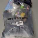 6 Pack Copper Compression Socks for Women and Men Circulation-Best Support for Medical,Running,Nursing,Athletic (Large-X-Large, D-assorted1-flower)