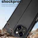 OCASE Compatible with iPhone 15 Wallet Case, PU Leather Flip Folio Case with Card Holders RFID Blocking Kickstand [Shockproof TPU Inner Shell] Phone Cover 6.1 Inch 2023, Black