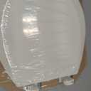 Bemis 500EC Durable Wood Toilet Seat with Easy Clean Hinges, Made in USA, Round, Biscuit
