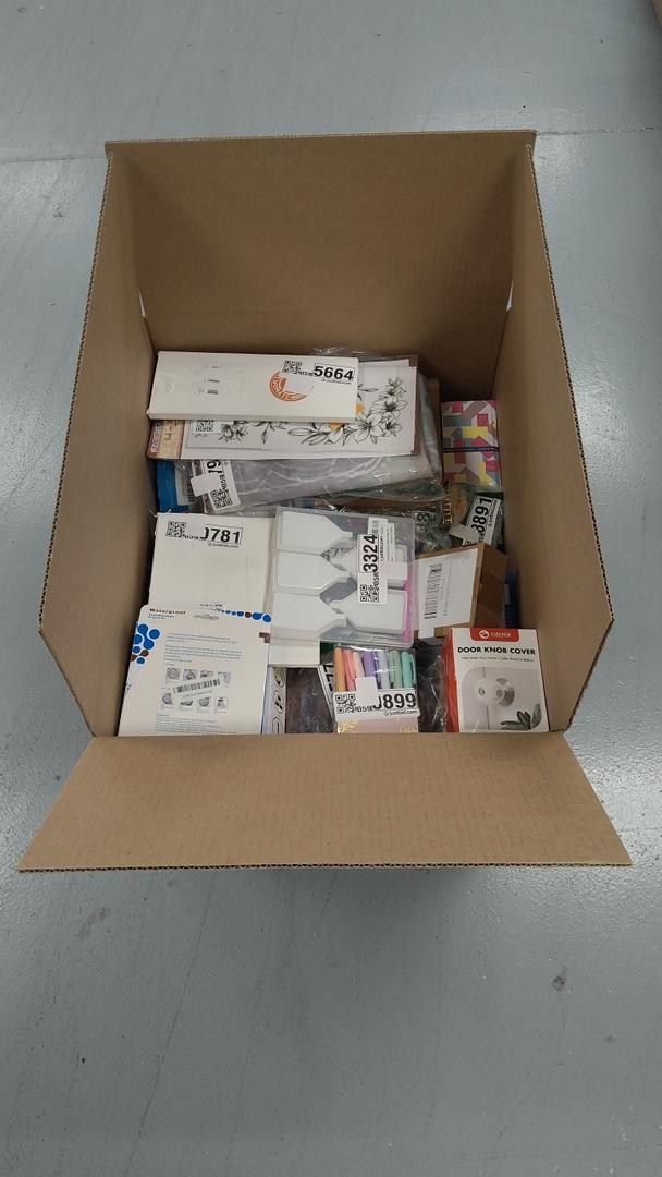 Box of Mixed Items, Retail is Estimated