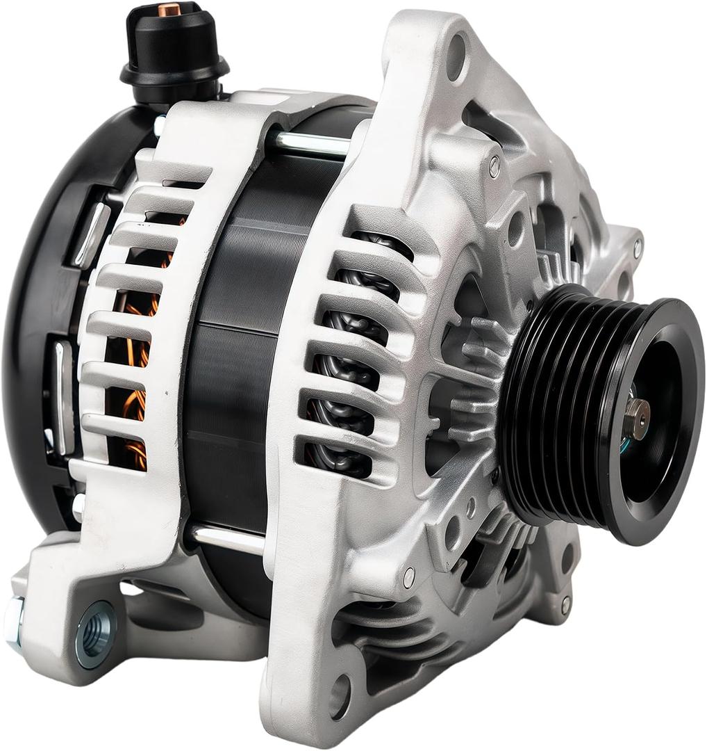 1042110081 Alternator Compatible with Ford F150 2015-2020 240A 12V 5.0L V8, Automotive Replacement Alternators 6-Groove Pulley 1042110080,FL3T10300JA,FL3Z10346G,HL3Z10346F,44000,42103