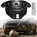 Engine Splash Shield Fit for Hyundai Tucson 2010 2011 2012 2013 2014 2015 Engine Case Guard Under Cover Compatible with Tucson Front Engine Guard Mud Flaps