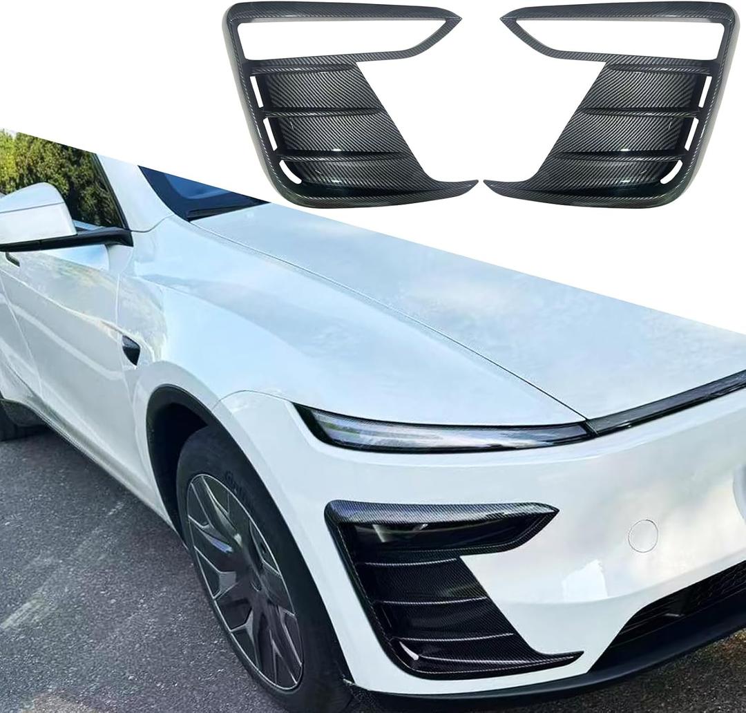 yhcdsea for 2025 2026 Tesla Model Y Juniper Front Fog Light Cover-LT
