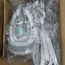 BEAUTURAL Mini Travel Steam Iron for Clothes with Dual Voltage, Temperature Control, Non-Stick Soleplate and Cord Storage, Ideal for Sewing, Quilting and Handcraft (White)