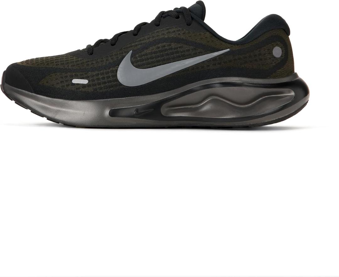 Nike Men's Journey Run Road Running Shoes (9.5, Black/Smoke Grey/Medium Ash)